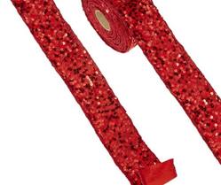 Red Sequined Ribbon