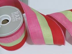 Pink/Red/Green Stripe