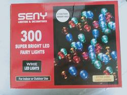 Fairy Lights 300 LED white - Clear Cord