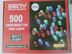 Fairy Lights 500LED  MULTI - Green Cord