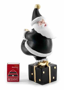 Black & Gold Santa
