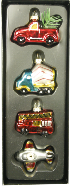 Set of 4 Transport Theme Hangers