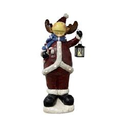 Reindeer Holding lantern