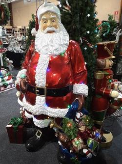 Santa  Large with bag -LED