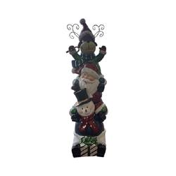 Santa, reindeer & Snowman Stack