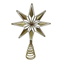 Starburst 7 point star - Soft Gold
