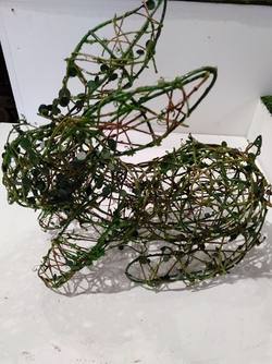 Wire Bunny Sitting
