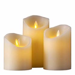 Moving Wick Candle - White - Small