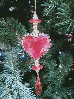 Red  Acrylic Heart decoration