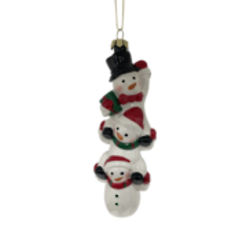 Snowman stack hanger 5.5cm x 14.9cm