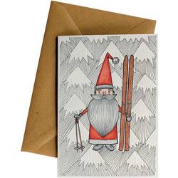 Santa Skis Card
