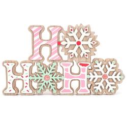 Pink Candy HoHoHo Sign