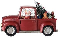Santa in Red Truck