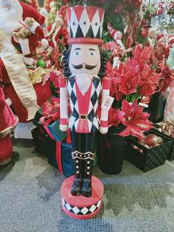 Nutcracker Soldier White/Black/Red