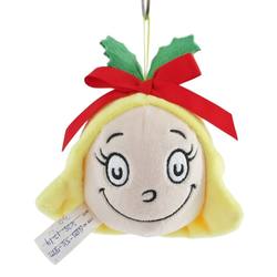 Plush Cindy Lou Head, Hanging Ornament