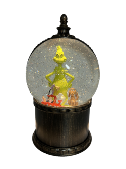 Grinch Snowglobe with Train