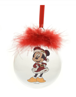 Minnie Feather Disney Bauble