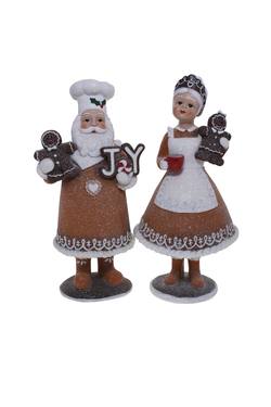 Gingerbread Mr & Mrs Claus