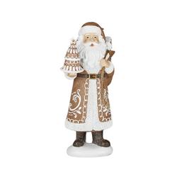 Gingerbread Santa with Gift Sack and Tree