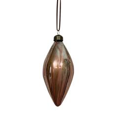 Pink Bronze Marbled Glass Olive