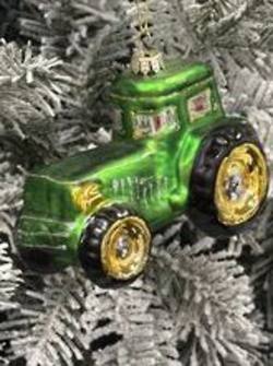 Green Glass Tractor
