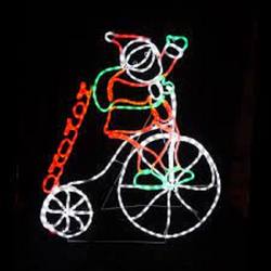 Santa on Bicycle